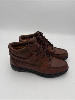 Vintage Timberland women  Brown Leather Lace-Up Boots 6 women gortex